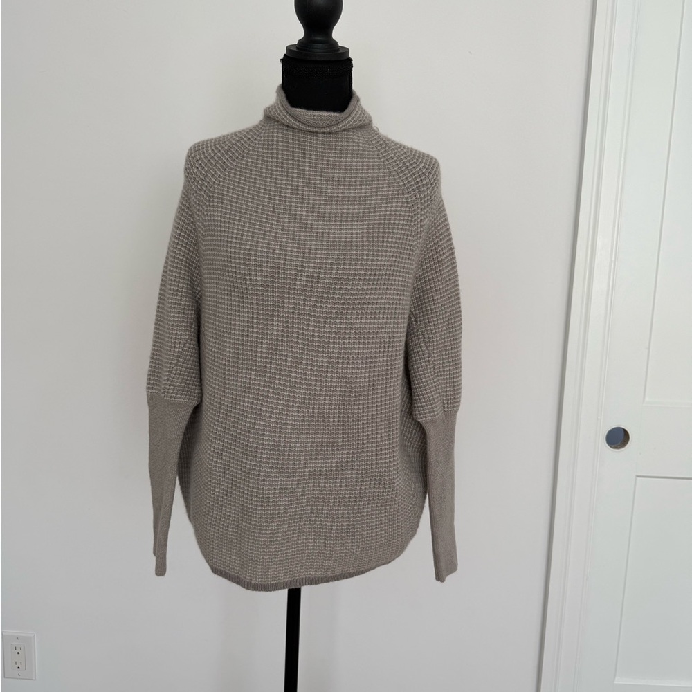 Club Monaco Taupe Cowl Neck Sweater